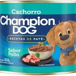 Lata Champion Dog perro Cachorro  Sabor Pollo 315 Gramos